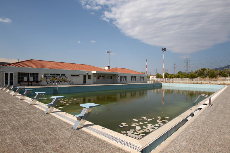 Pictured: A swimming pool built for the 2004 Summer Olympics in Athens. Photo credit: AP